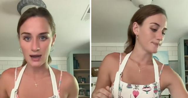 Lilly Gaddis saying the N-word while working in the kitchen.