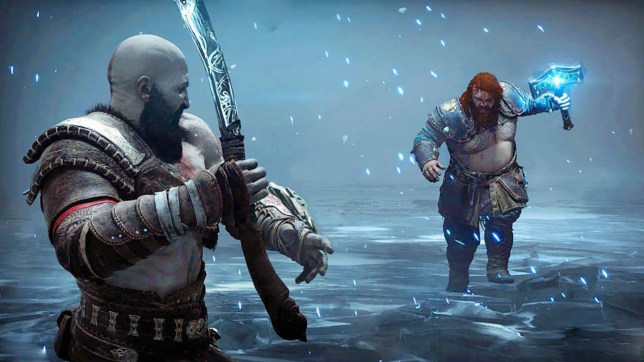 Kratos and Thor in 'God of War: Ragnarok'