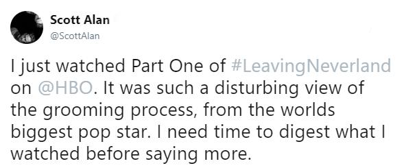 leaving neverland tweet