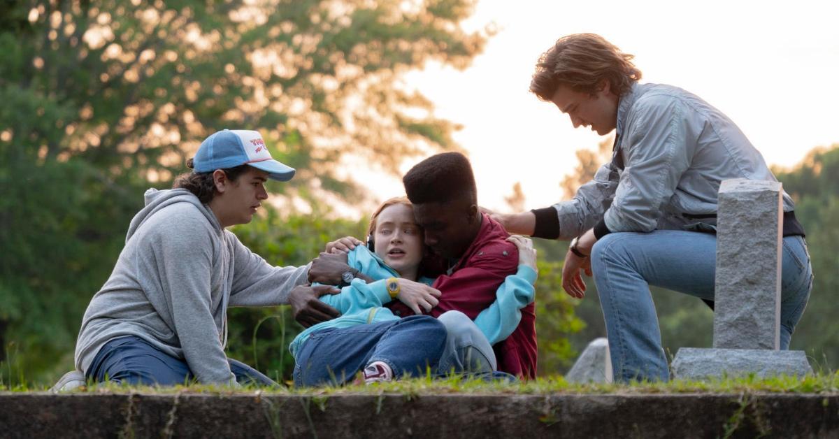 Max is saved by Lucas, Steve and Dustin in 'Stranger Things,'