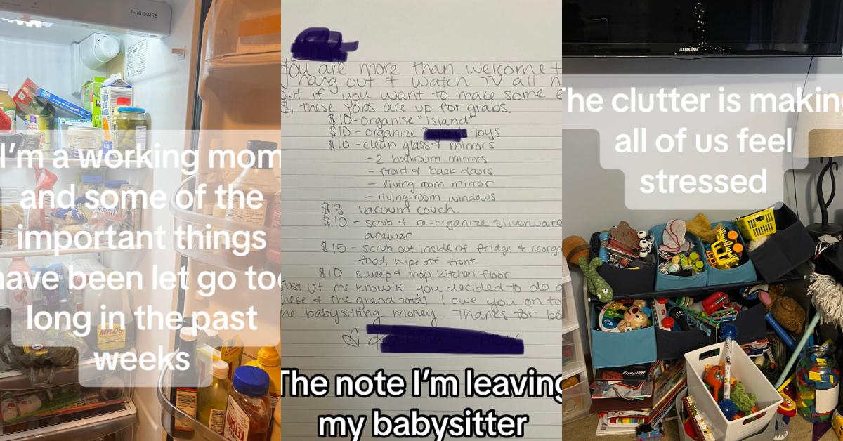 Mom Leaves “Bonus Cash” Chore List for Babysitter
