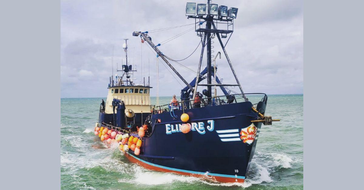 The F/V Elinore J sailing on open waters