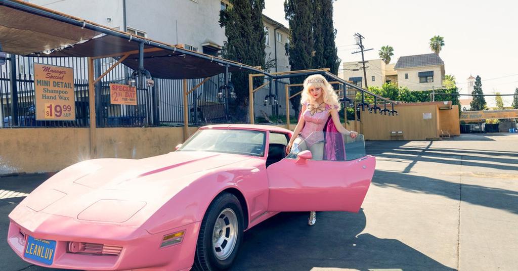 Details on Emmy Rossum's Full Transformation in 'Angelyne'