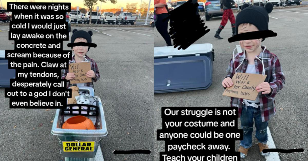 “Our Struggle Is Not Your Costume” — Homeless Woman Blasts Child’s Halloween Outfit