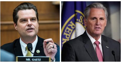 Matt Gaetz and Kevin McCarthy