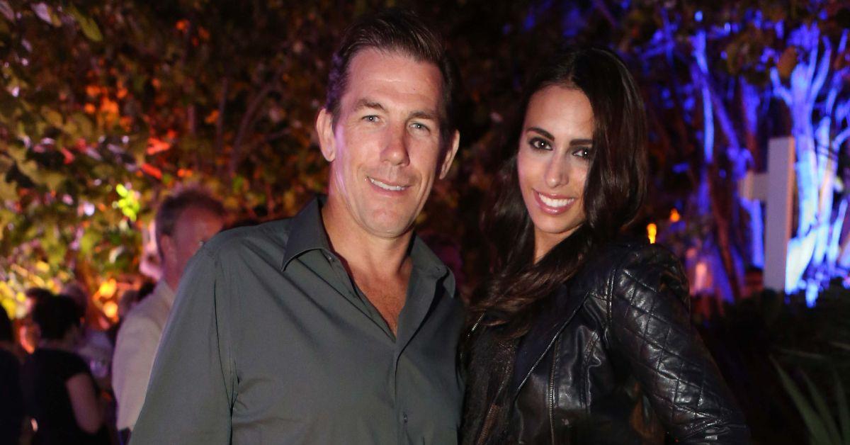 Thomas Ravenel and Rouge Apker attend Miami Beach Polo Event