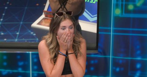 Makensy looks shocked on Big Brother