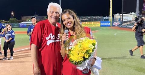 Dolores Catania and her dad