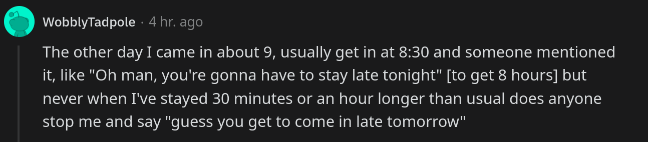 job notice  minute late equal to whole day