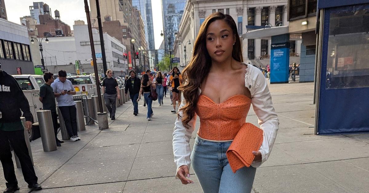 Jordyn Woods's Lucky Bag Has Become a Knicks Staple