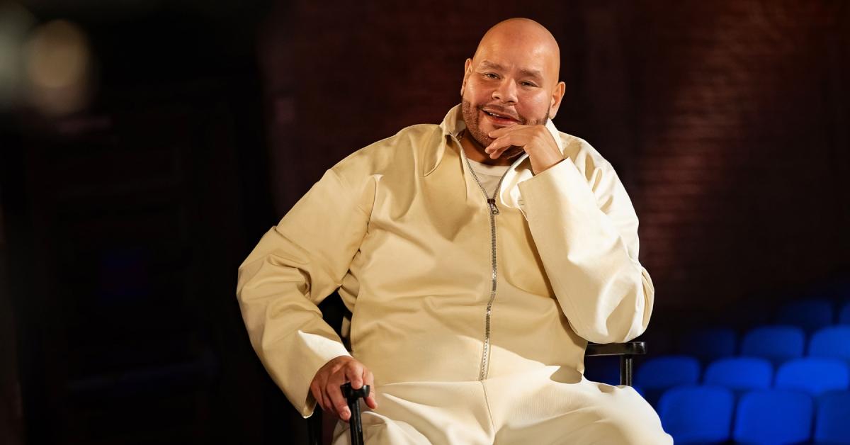 Fat Joe filming 'Fat Joe Talks'