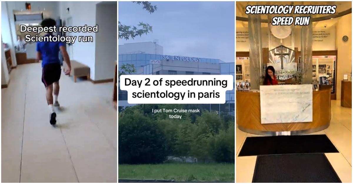 Scientology Speed Runs on TikTok, Explained