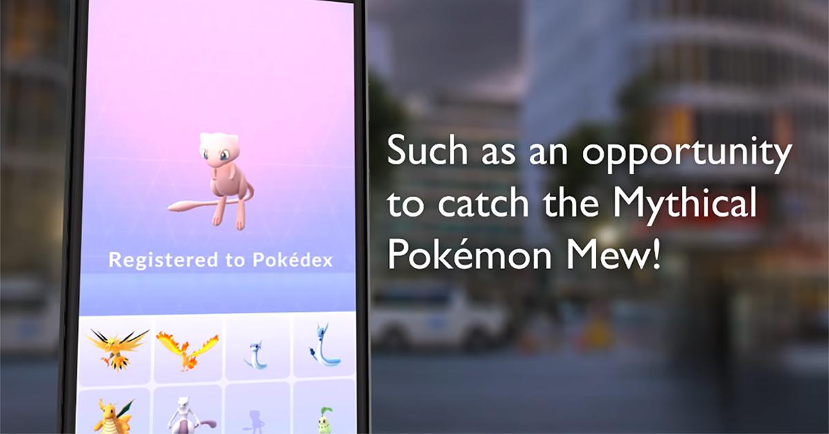 Here's How to Get Mew in 'Pokémon GO