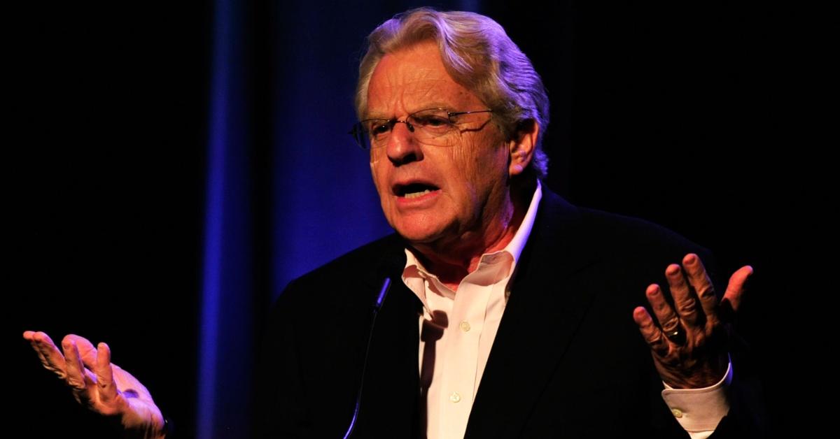 Jerry Springer photographed candidly