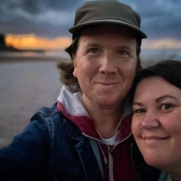 Rachel Reid and her husband, Matt Reid