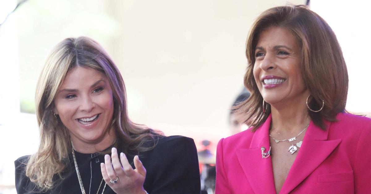 Jenna Bush Hager and Hoda Kotb during 'Today with Hoda & Jenna' in June 2023.