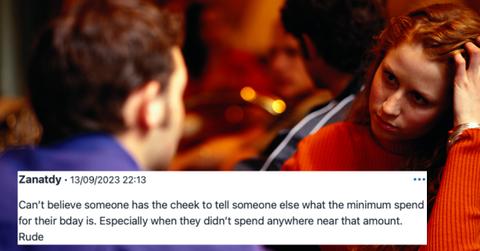 woman not happy with boyfriend