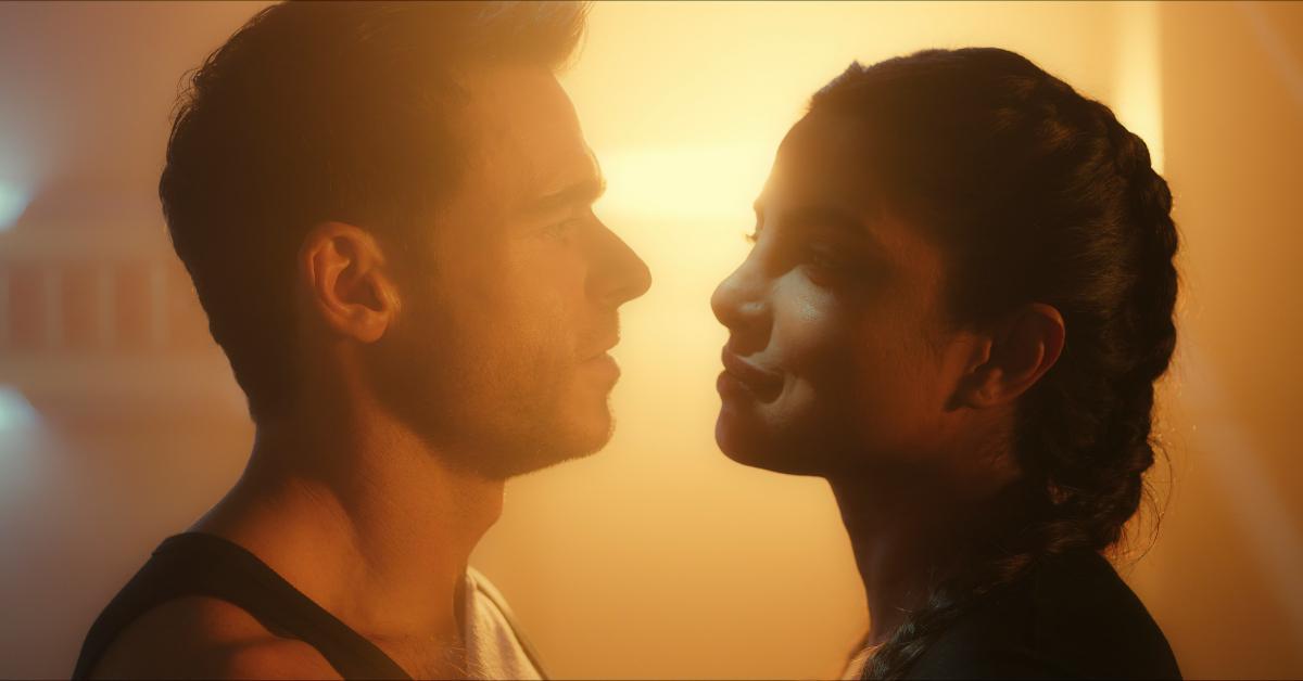 Richard Madden as Mason Kane and Priyanka Chopra Jonas as Nadia Sinh in Prime Video's spy series 'Citadel.'