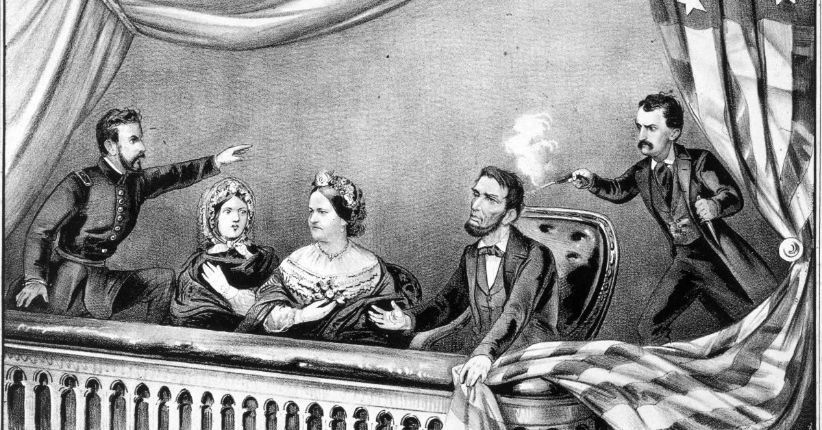 The assassination of Abraham Lincoln, Engraving by Currier & Ives