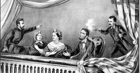 The assassination of Abraham Lincoln, Engraving by Currier & Ives