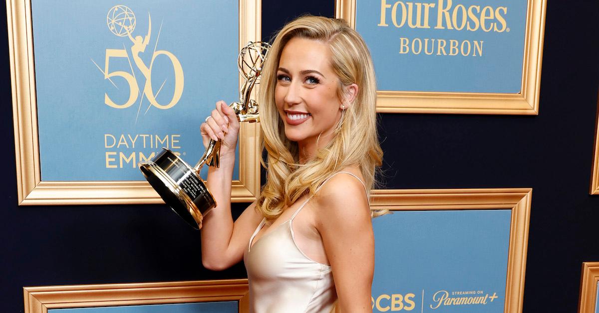Eden McCoy won the award for "Younger Performer In A Daytime Drama Series" during the 50th Daytime Emmy Awards on Dec. 15, 2023