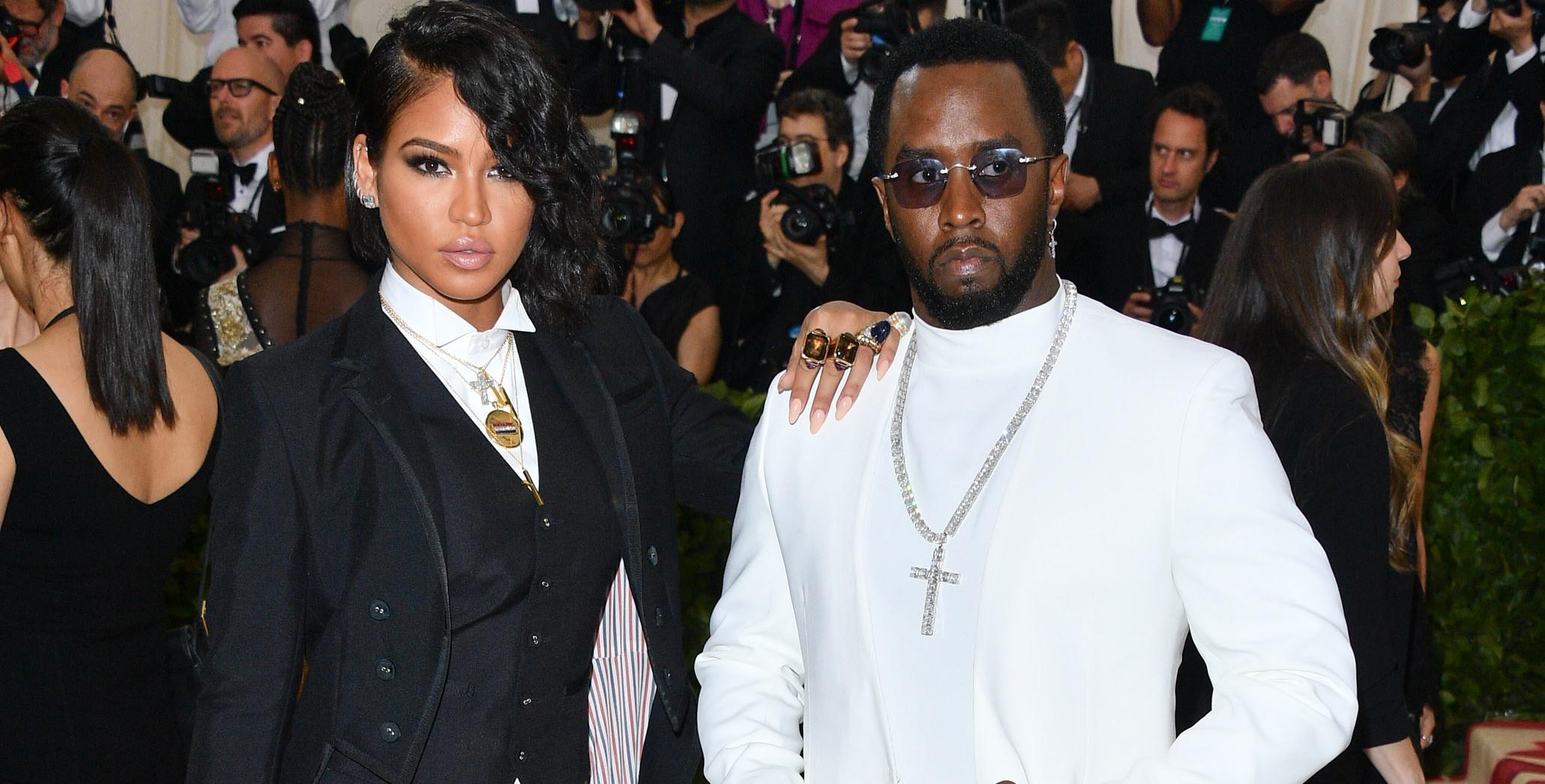 Cassie Ventura and Sean Combs attend the Heavenly Bodies: Fashion & The Catholic Imagination Costume Institute Gala on May 7, 2018