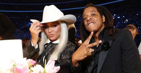 Beyonce and Jay-Z at the 66th Grammy Awards.