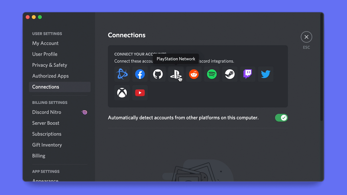 using discord with playstation