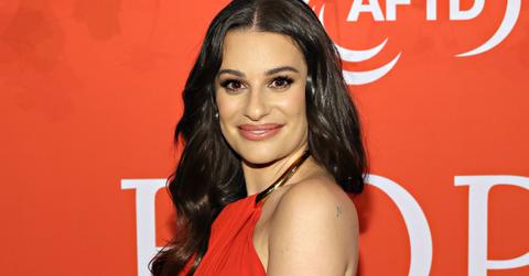 Lea Michele on the red carpet