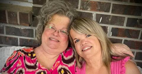 Heidi Johnston (R) with her mother, Mary Johnston.