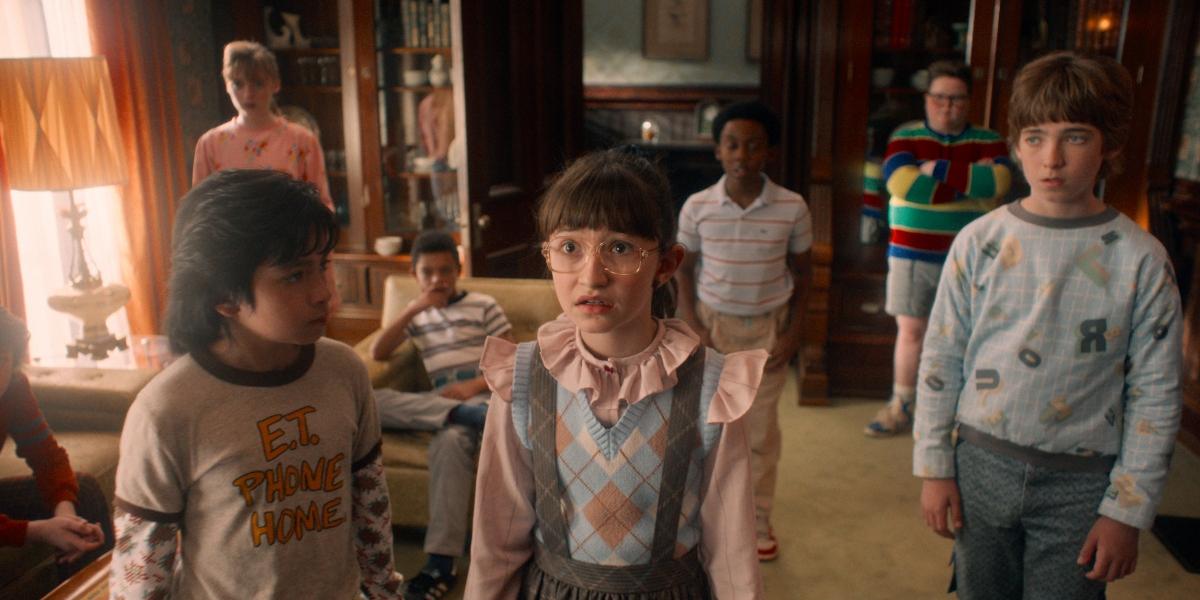 The kids in Henry's house in Stranger Things talk to Henry about Max about escaping.