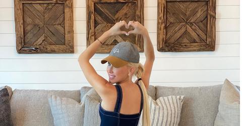 Galey Alex sitting in a redesigned living room