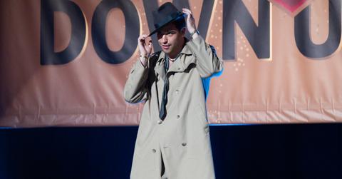 Devin Strader during the strip tease group date on 'The Bachelorette.'