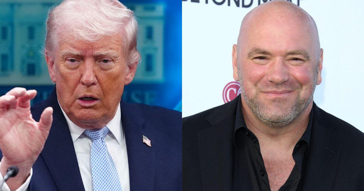 Donald Trump and Dana White