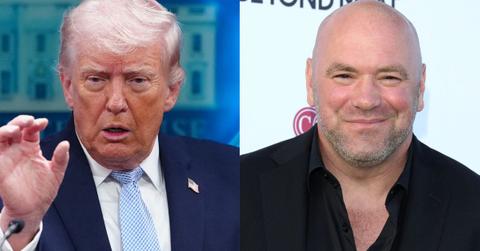 Donald Trump and Dana White