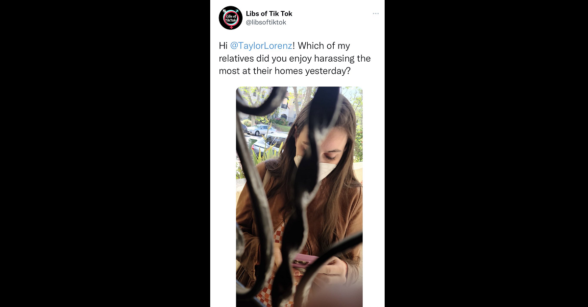 Libs of TikTok tweet