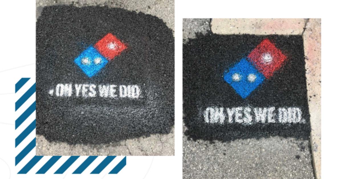 Domino's Is Fixing Roads for the Best Reason Ever