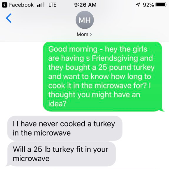 microwave turkey challenge