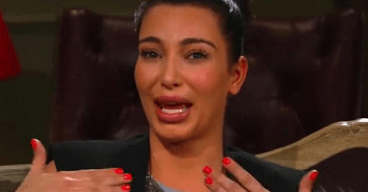 kim kardashian crying face