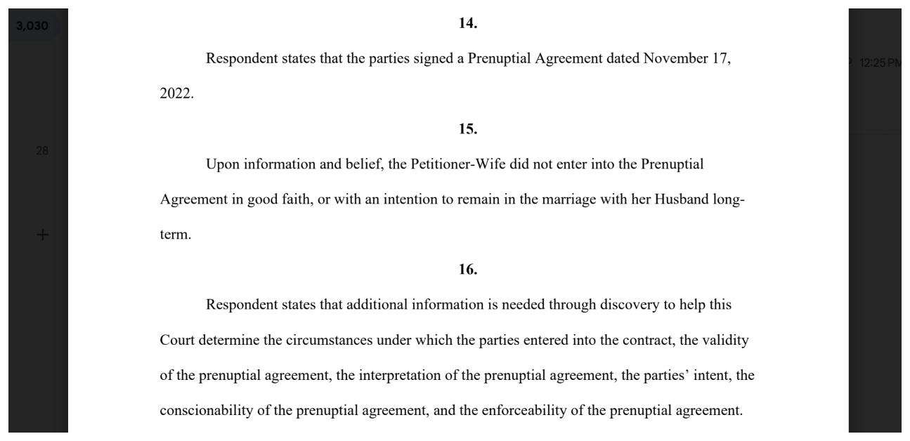 Simon Guobadia's motion against Porsha Williams