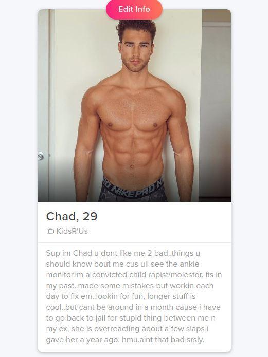 This Fake Hot Tinder Criminal Account Just Proved Something Horrible