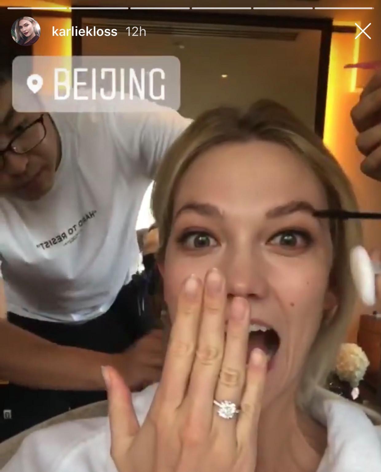 karlie kloss engagement ring copy