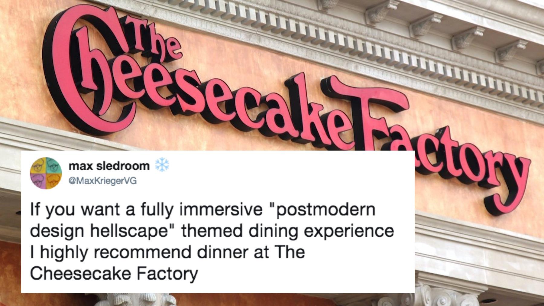 This Detailed Analysis Of The Cheesecake Factory Decor Is