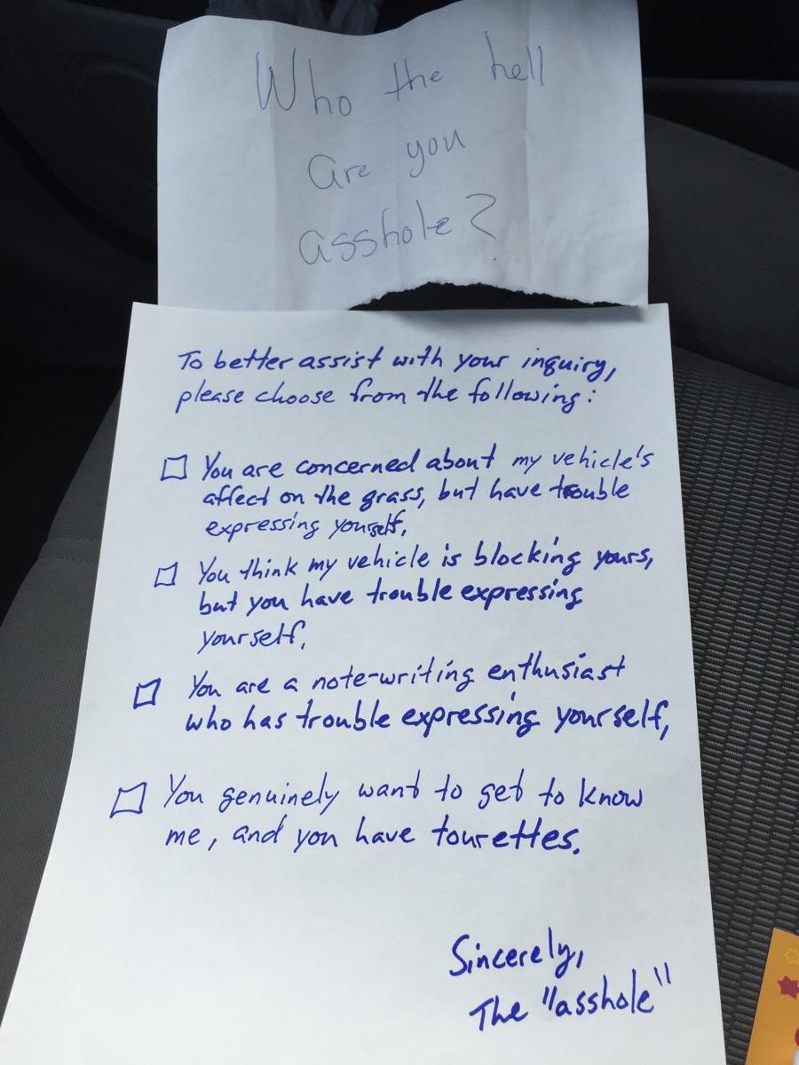 These Passive-Aggressive Notes From Neighbors Are Savagely Hilarious