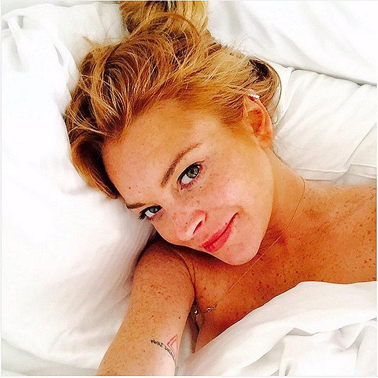 lindsay lohan no makeup