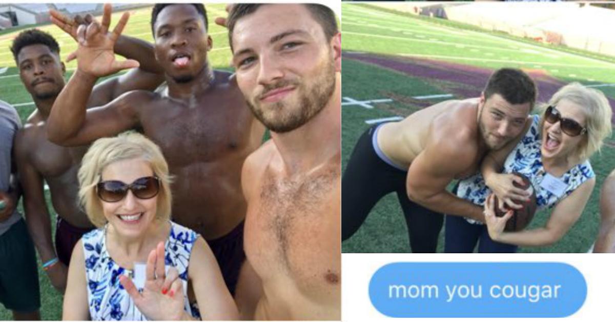 Mom Befriends Shirtless Football Players At Daughter S Freshman Orientation
