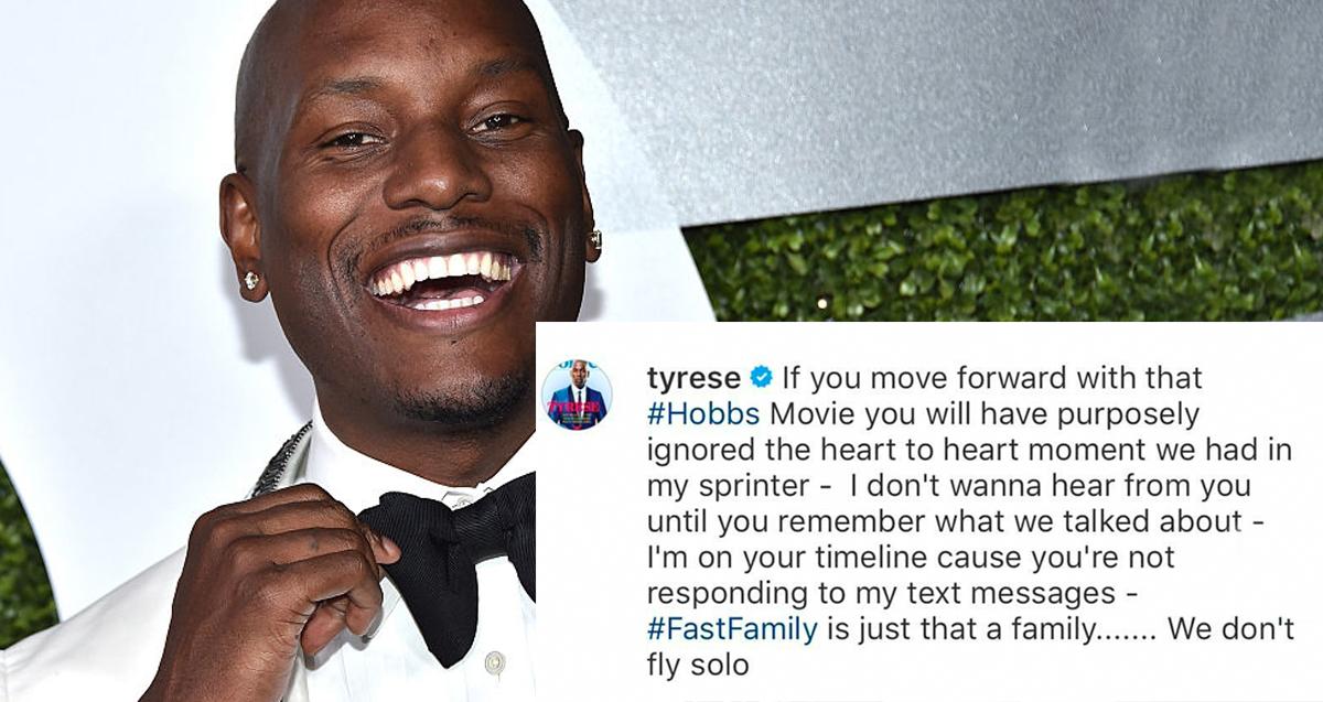 tyrese meltdown