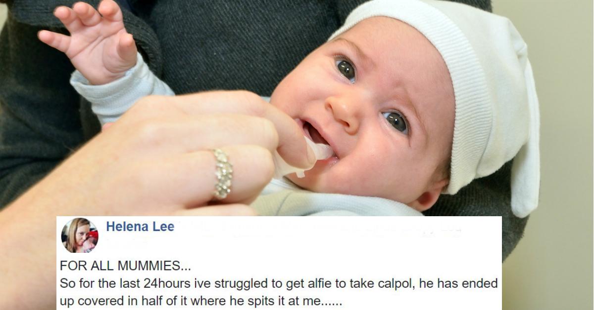 This Mom Found A Brilliant Way To Get Her Baby To Take His Medicine