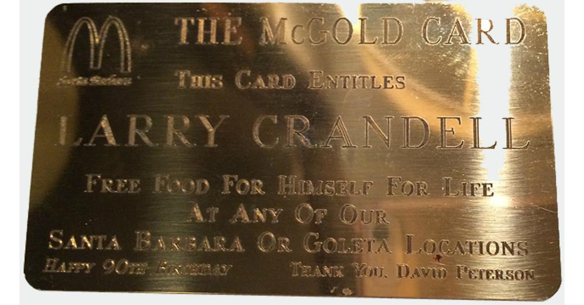 Mcdonald'S Gold Card 2024 - Clary Devinne