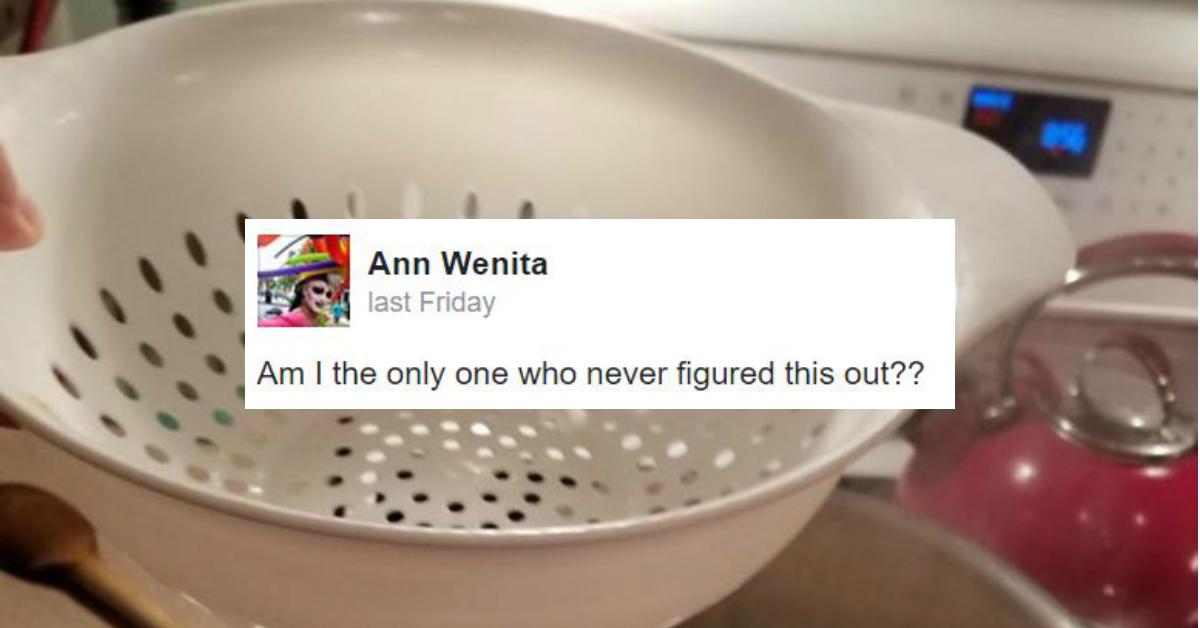 Guy Posts Revolutionary Way To Strain Your Pasta And People Are Losing It